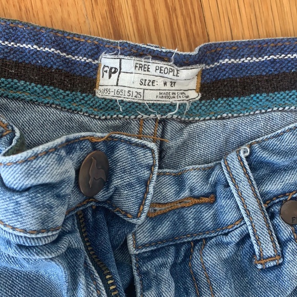 Free People Vintage Denim Shorts - Picture 3 of 4